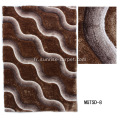 Tapis 3D Shaggy Soft &amp; Silk avec microfibre